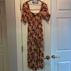 Abercrombie & Fitch floral smock dress